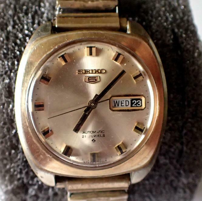 Vintage Seiko 5 6119-7103 Automatic 21 Jewel Men's Wristwatch | WatchCharts