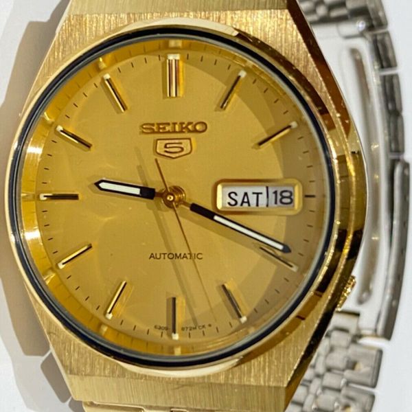 Vintage Seiko 6309-8820 A5 Automatic Men's Watch Water Resistant AH ...