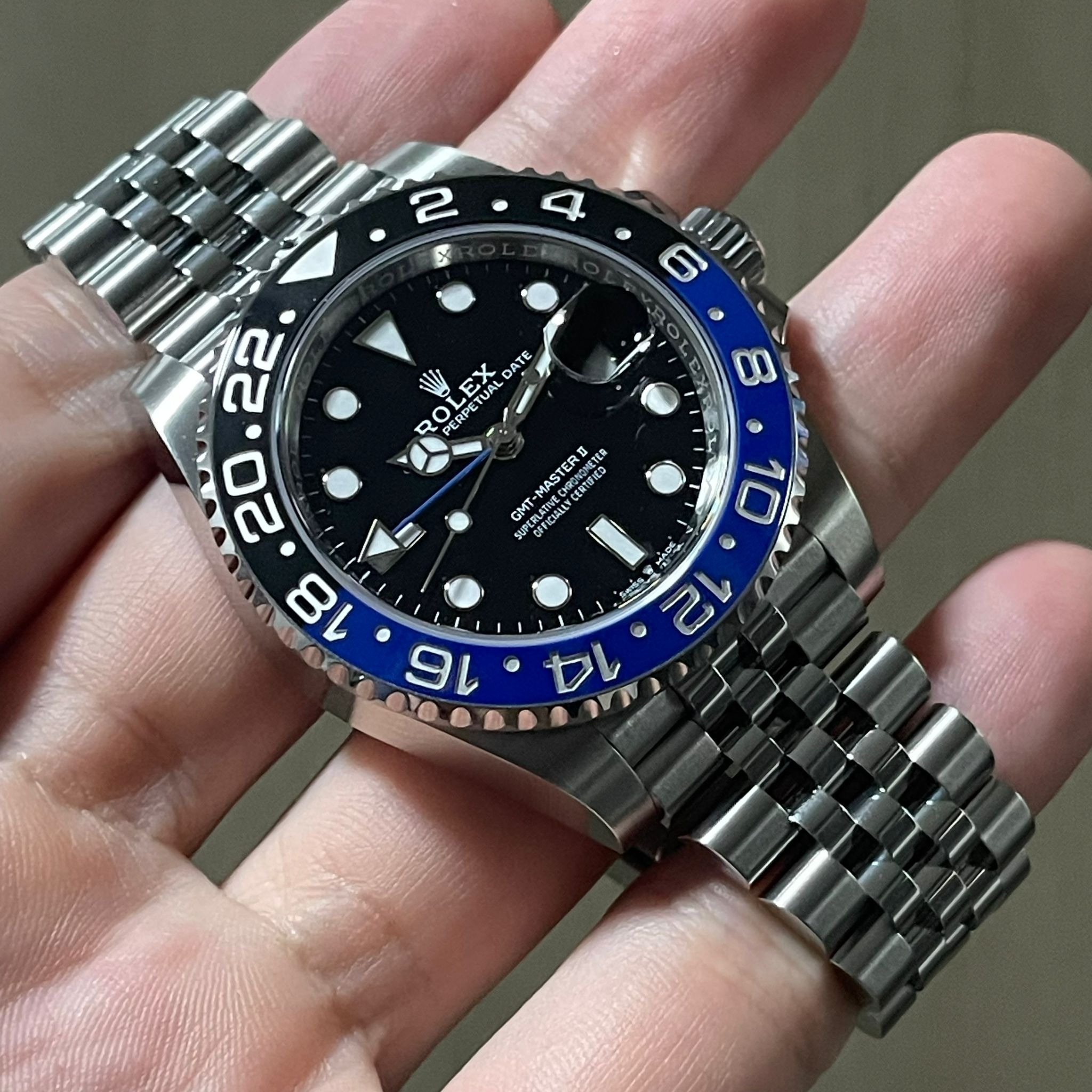 Jan 2024 Rolex GMT Batgirl WatchCharts Marketplace