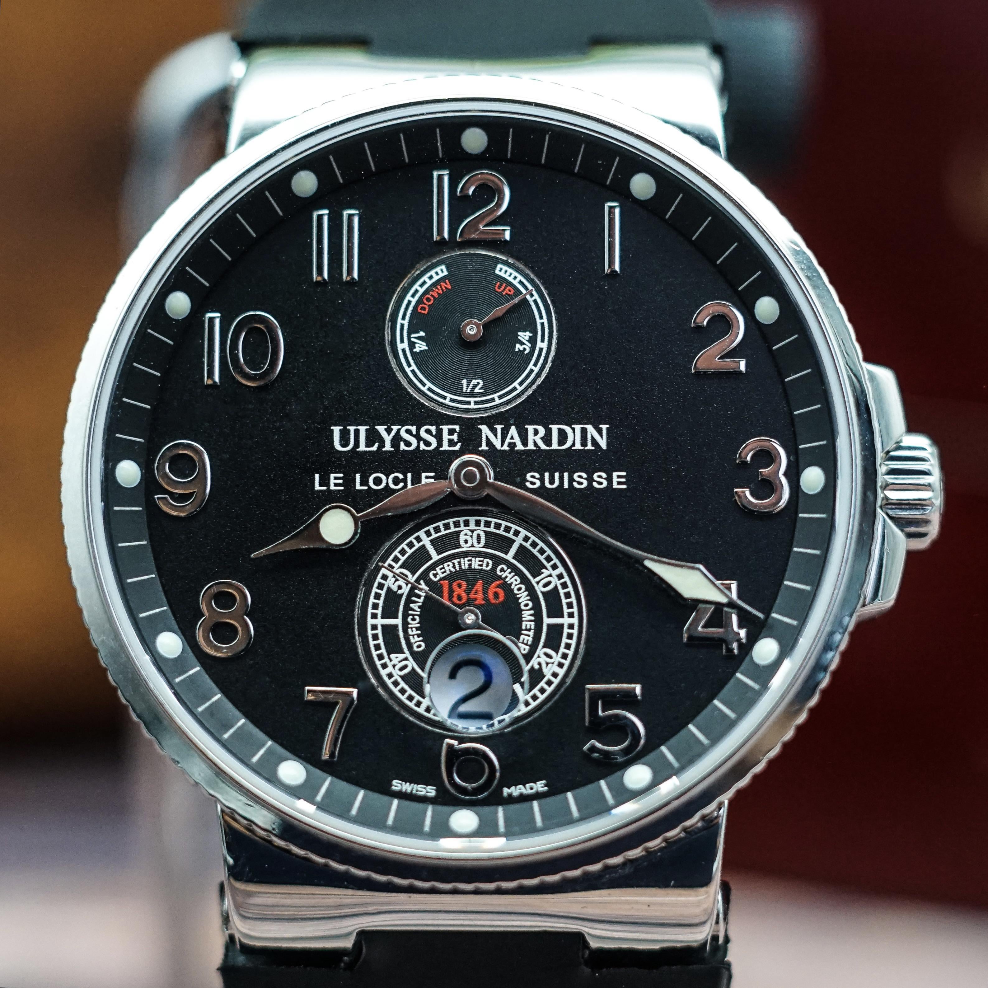 WTS Ulysse Nardin Marine Chronometer 41mm Box and Papers