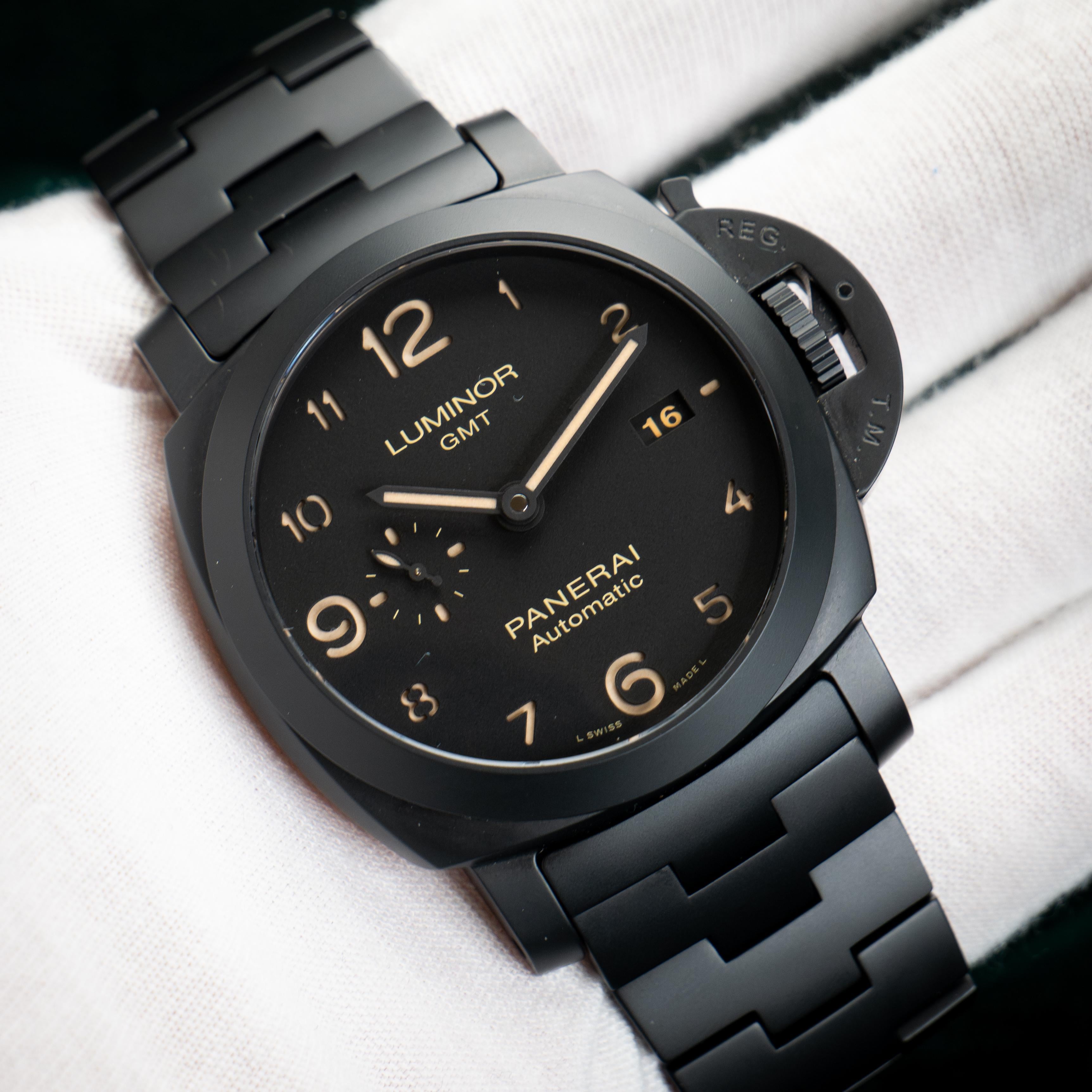 WTS Panerai Luminor GMT Tuttonero Ceramica 44mm PAM01438 COMPLETE