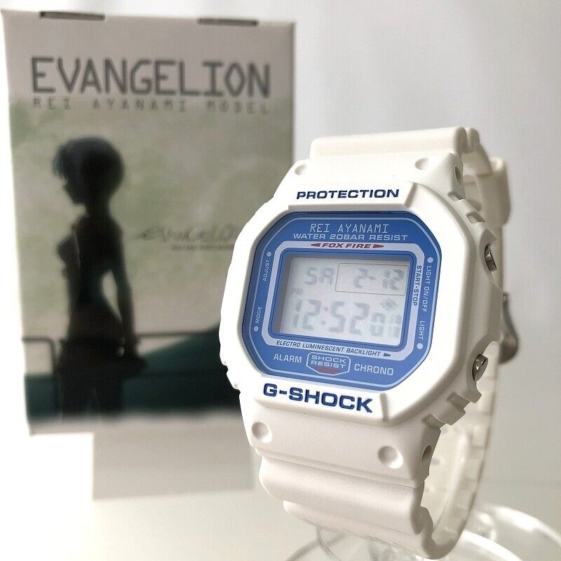 New G-SHOCK DW-5600VT Evangelion Model Ayanami Rei Quartz CASIO
