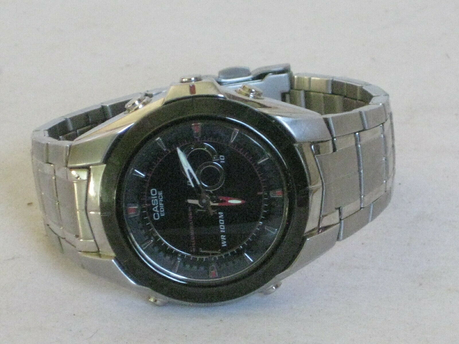 casio edifice wr100m illuminator