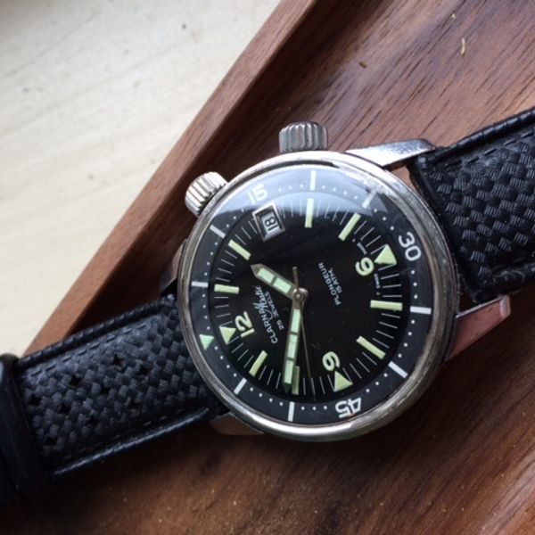 FS: Reduced! Clarna-Matic (Wittnauer) vintage diver Super Compressor ...