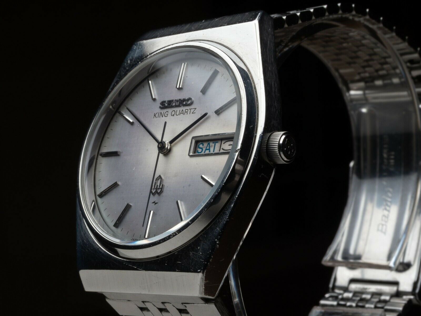希少✨ SEIKO KING QUARTZ 5856-7020 動作確認済み Vintage Seiko King Quartz 5856 7020 Fully Working from 1978 +