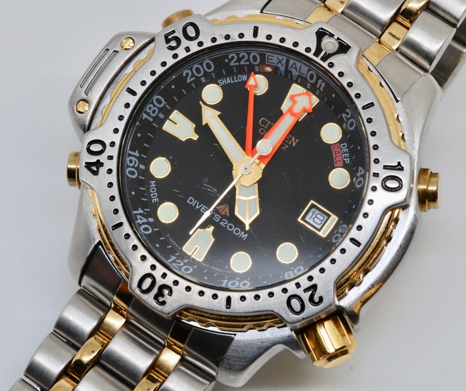 Permanent Union NO TEN JKT 中古XSサイズ2024年頃 CITIZEN Aqualand Promaster Diver's Vintage Watch 200m Japan Quartz