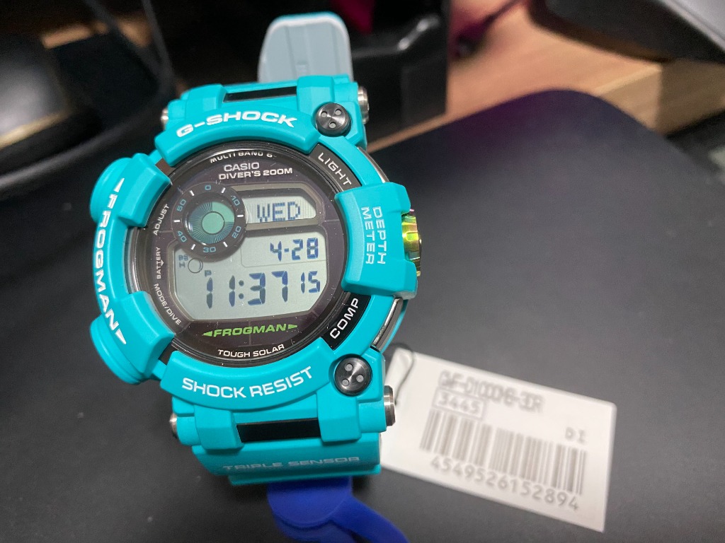 Casio G-Shock Frogman GWF-D1000MB-3DR (Marine Blue) | WatchCharts