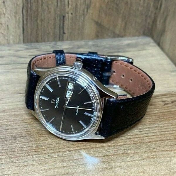 Vintage Mens 1976 OMEGA Seamaster Quartz 1342 Day/Date 196.0123