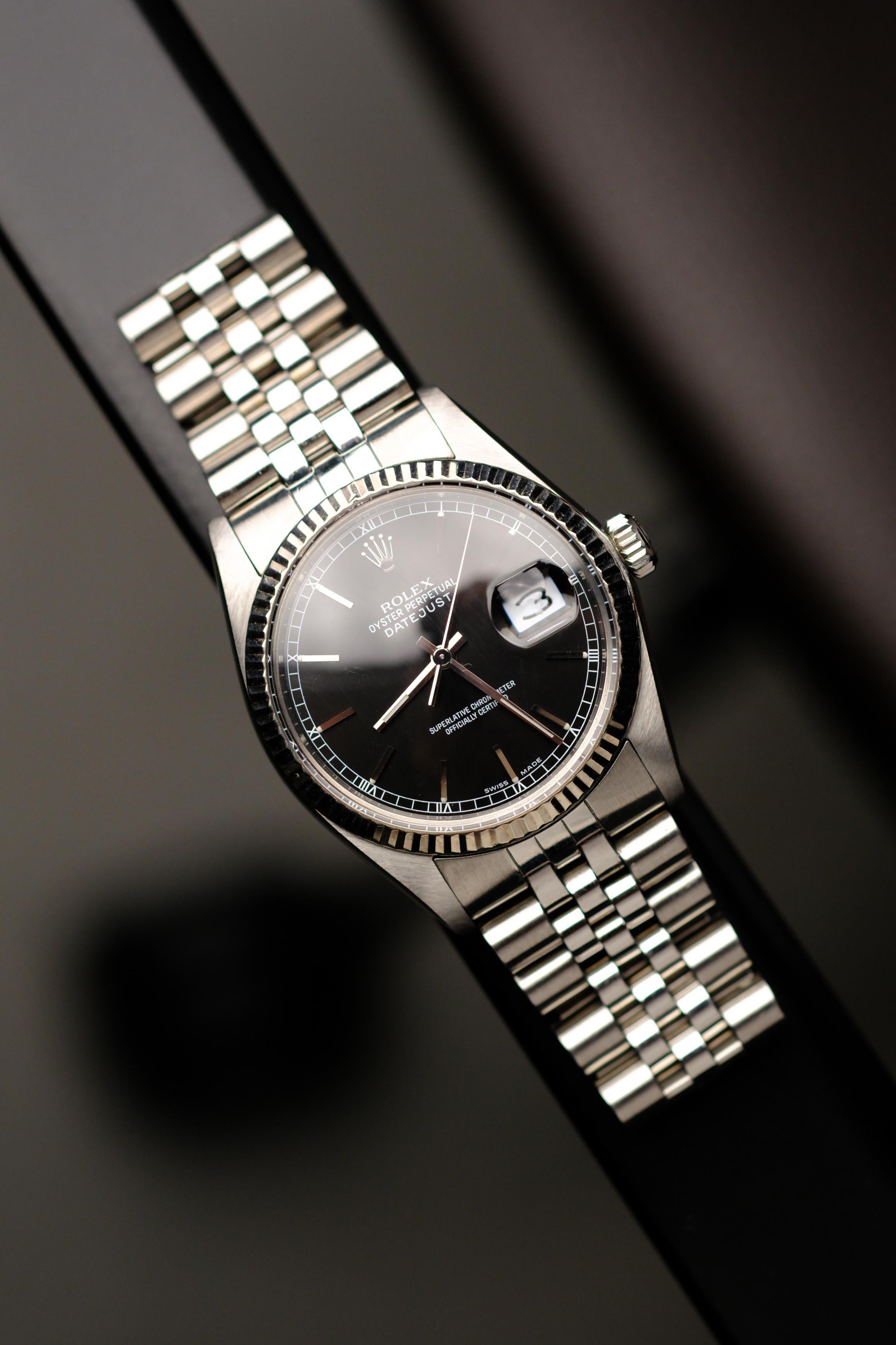 Rolex datejust 2024 16014 black dial