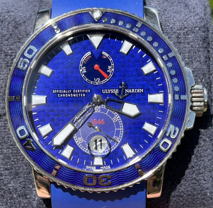 Ulysse nardin outlet maxi marine blue