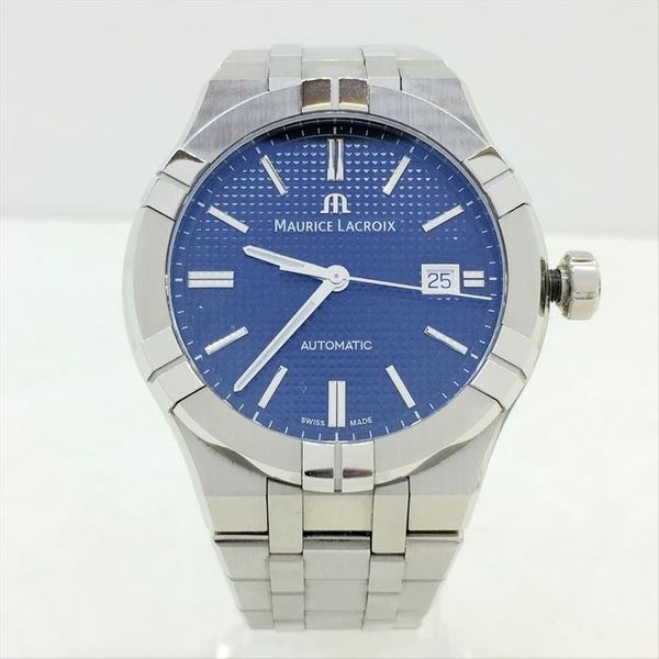 MAURICE LACROIX AI6008SS0024301 / Automatic winding / Silver / Navy