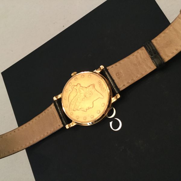 Corum $20 Gold Coin Watch - Automatic - with Yellow Gold Coin Dial ...