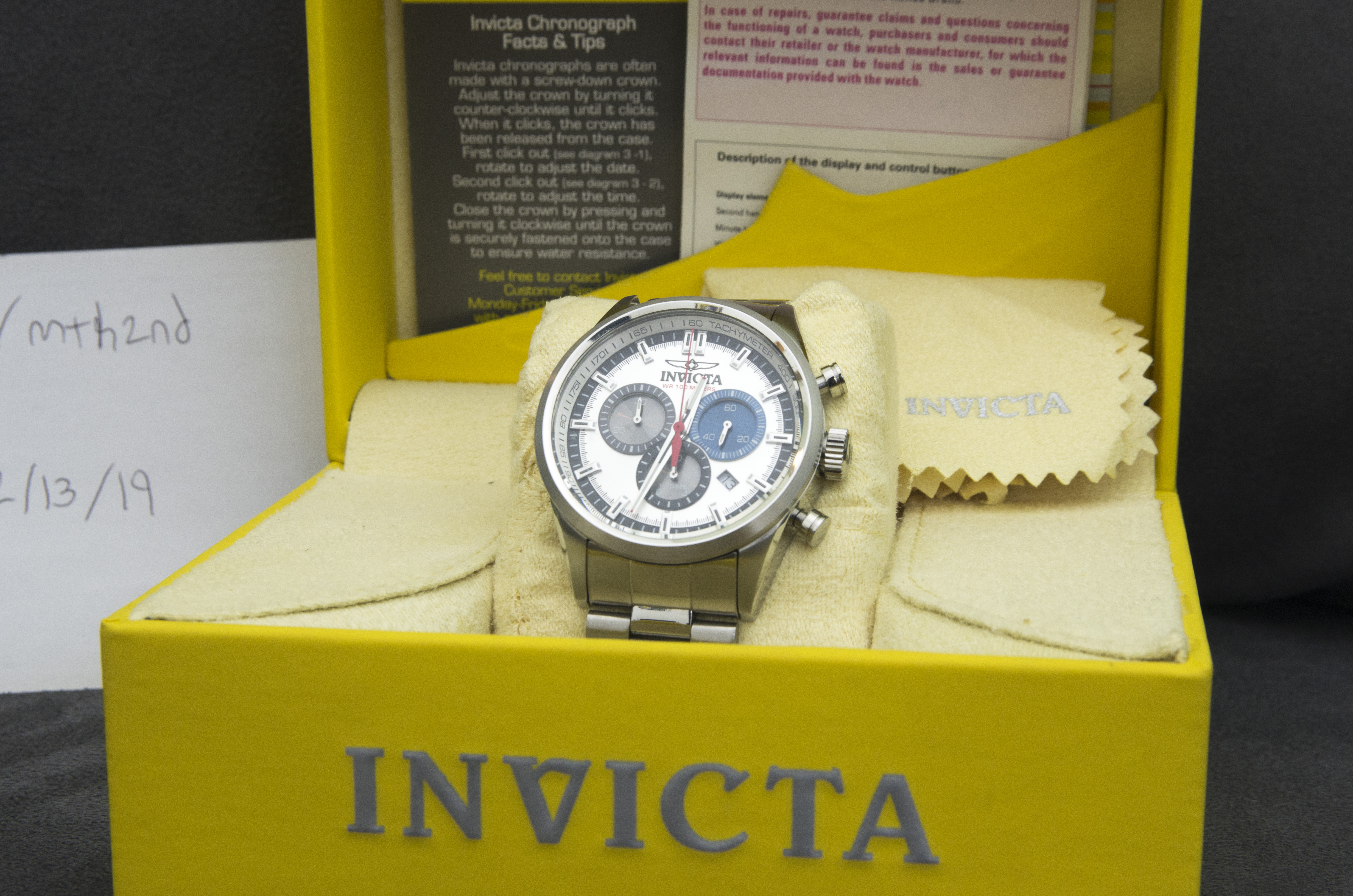 WTS] Invicta Iforce 18570 Chronograph (homage of Zenith El Primero tri  color) | WatchCharts