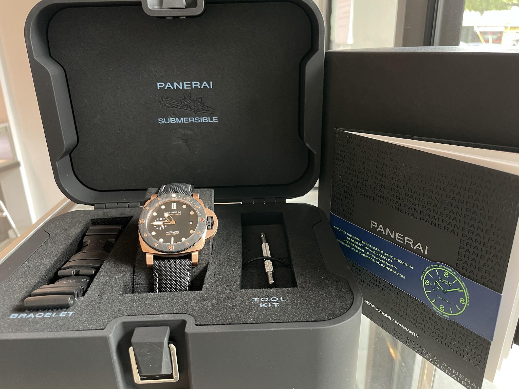 Fs PANERAI BRAND NEW PAM 1070 ROSE RED GOLD CARBOTECH