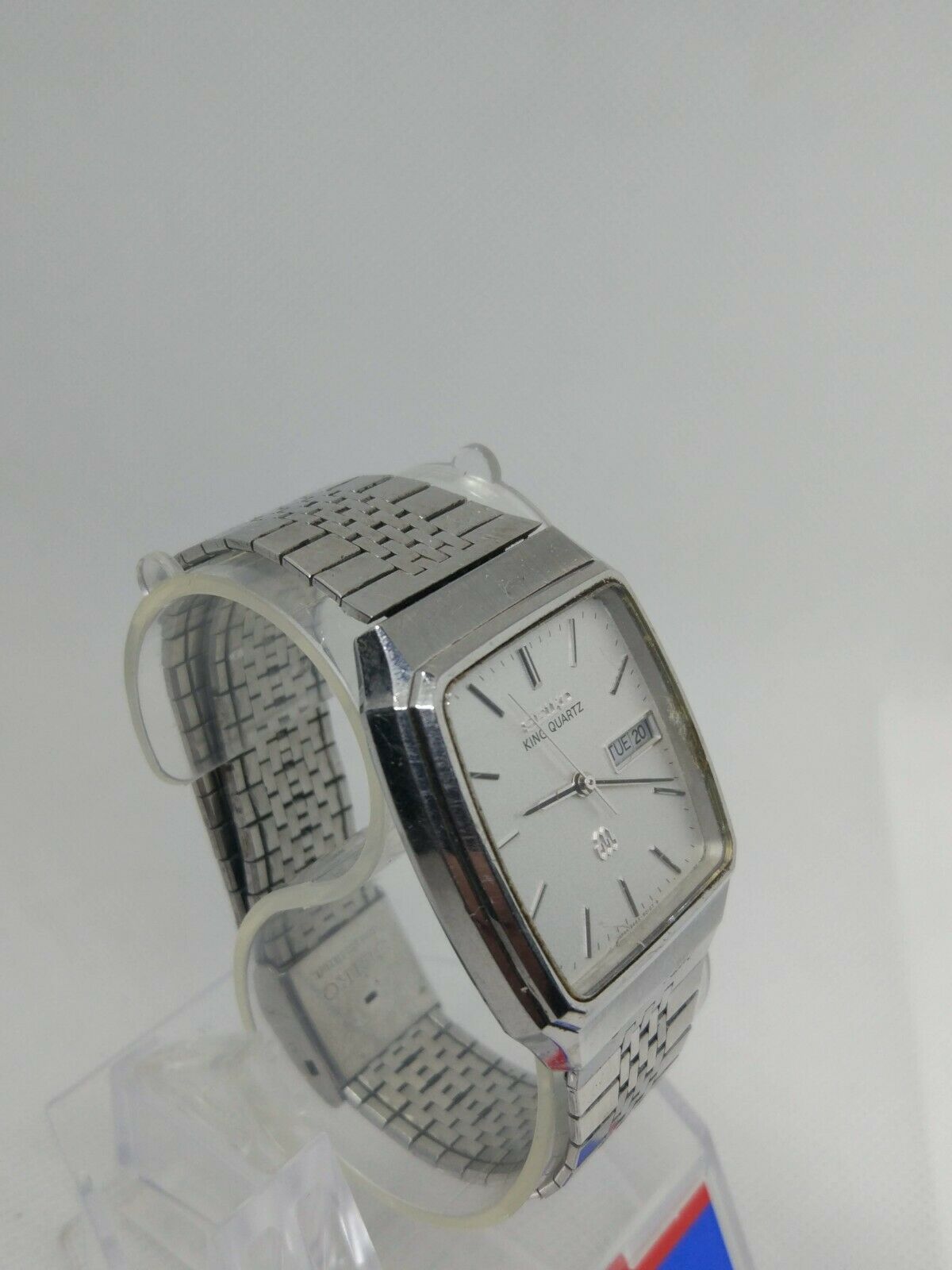 Vintage 1982 SEIKO KING QUARTZ 9443-5020 Men's Square Quartz Wrist