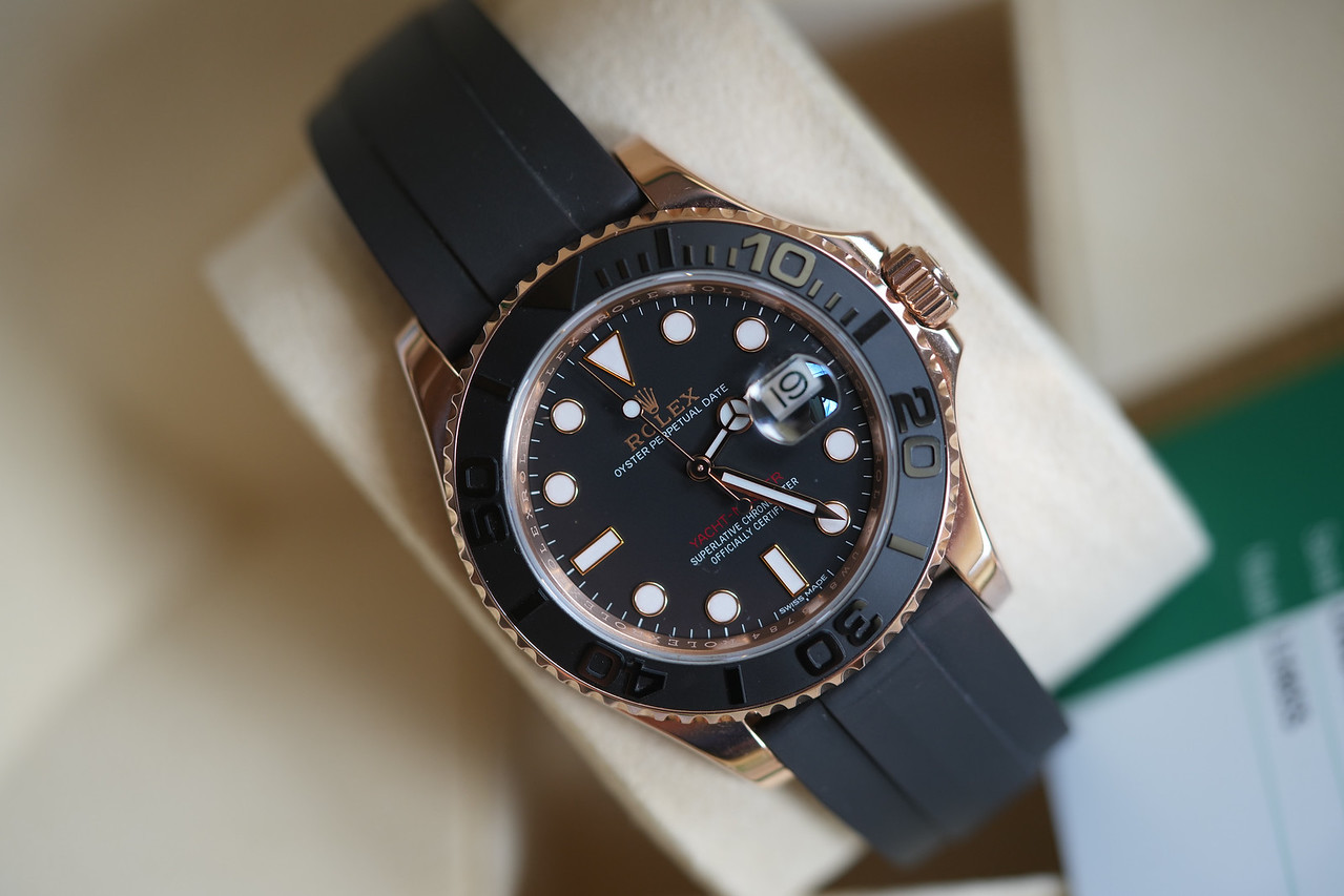 Rolex yacht clearance master 40 oysterflex