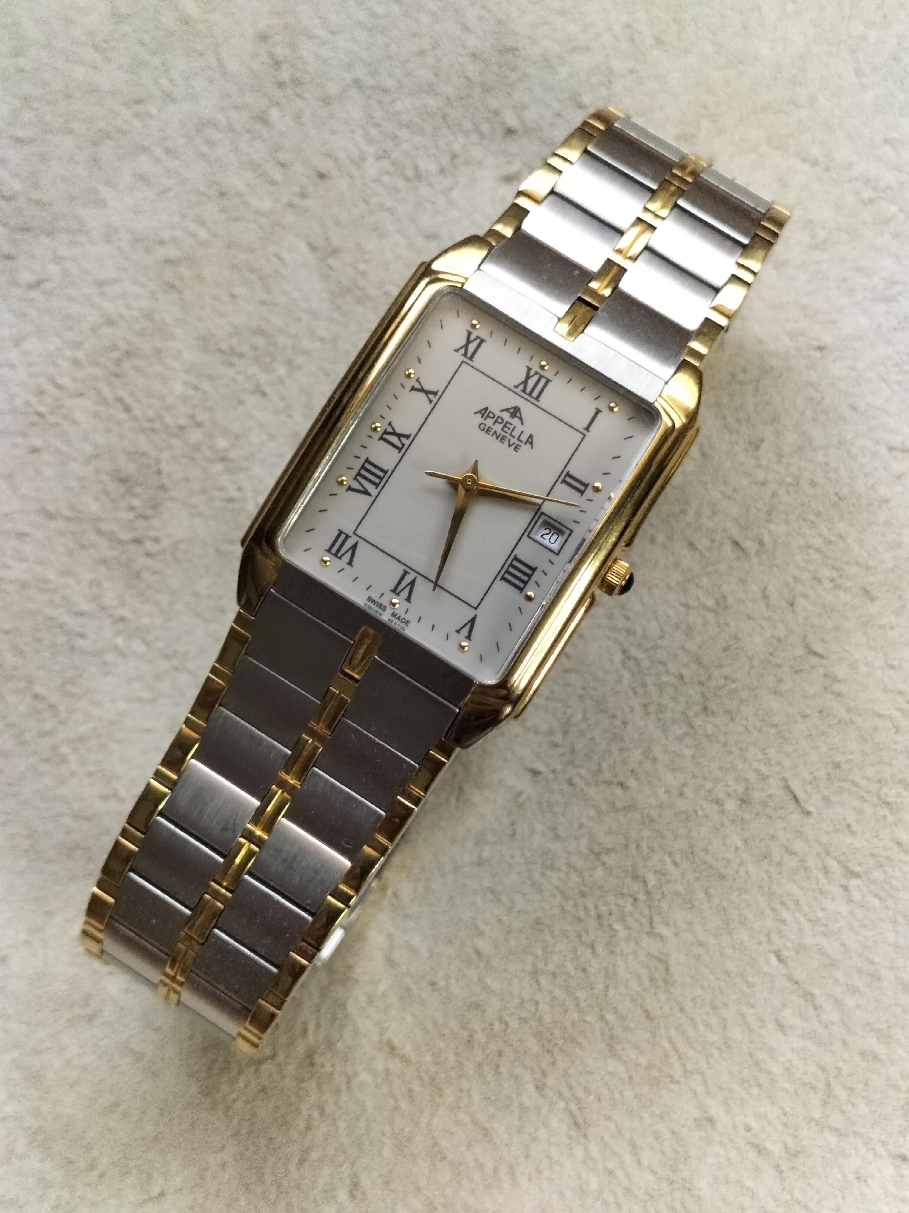 APPELLA GENEVE appella AP-587 auto silver watch Swiss Made NEW | eBay