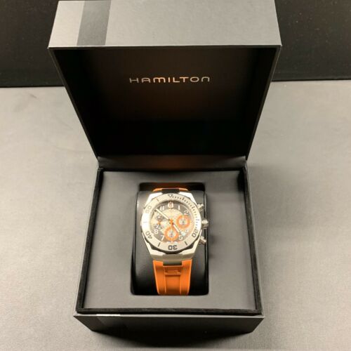 Hamilton Khaki Navy Sub Auto Chrono H787160 42mm Excellent Condition Pre owned WatchCharts Marketplace