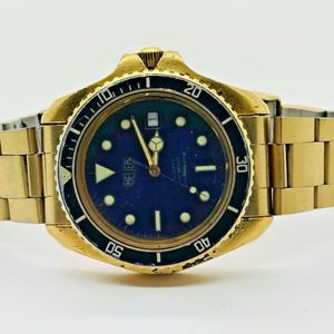 FS: Tag Heuer 980.022 42mm Gold Professional Vintage Diver