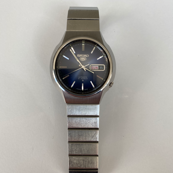 Seiko 6119-7500 Sport 5 Automatic blue face watch | WatchCharts