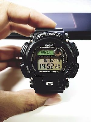 Vintage Kenya G-Shock Army Matte Black DW8800 Rhino Masai Mara