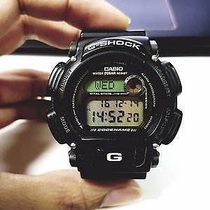 Vintage Kenya G-Shock Army Matte Black DW8800 Rhino Masai Mara 
