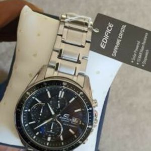 Solar Watch Men\'s WatchCharts Chronograph Casio EFS-S510D-1AVUEF Sapphire Edifice |