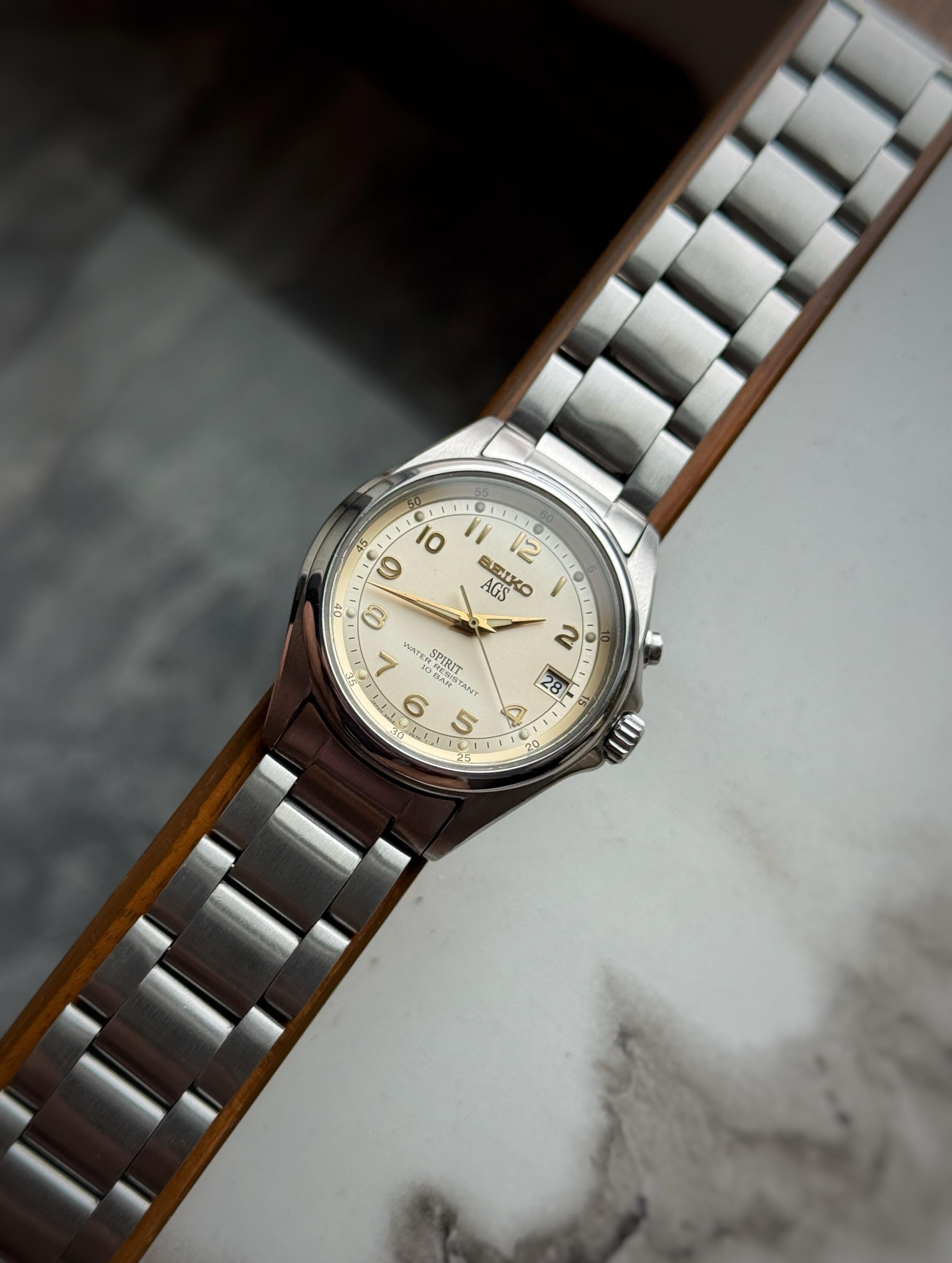 WTS] Seiko Spirit AGS, 5M42-0E00 Sapphire Crystal, Great Condition
