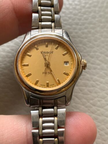 TISSOT 1853 PR50 j126/226k ladies womans quartz sapphire  display picture 2