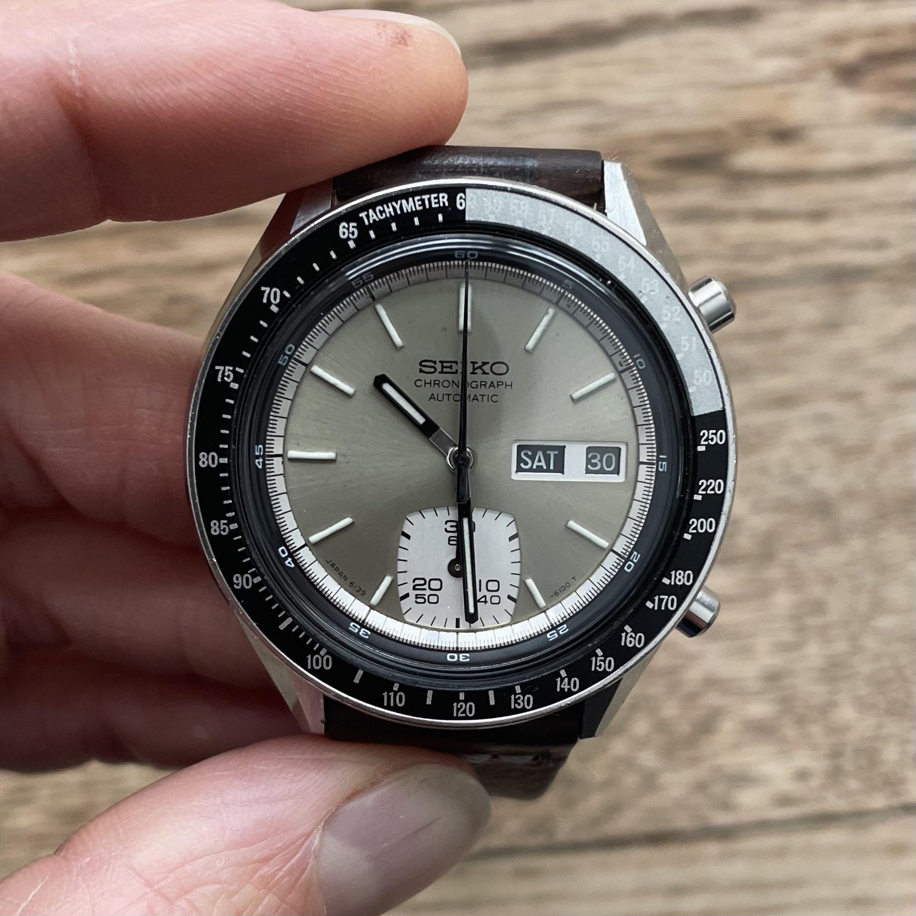 wts] Seiko 6139-6040 silver ghost serviced | WatchCharts Marketplace