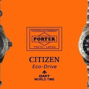 PORTER / CITIZEN X PORTER GMT WORLD TIME NEW FreeShipping From