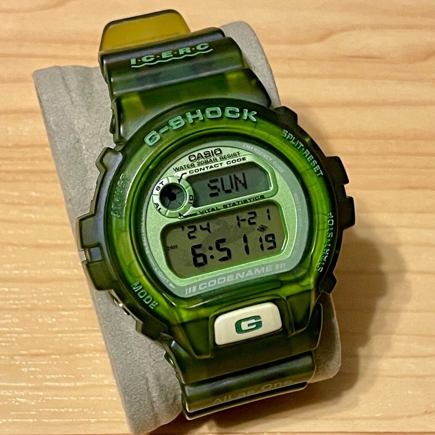 Casio G-Shock DW-6910K-3T ICERC Dolphin Whale Custom Green