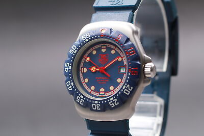 New Battery N MINT Tag Heuer Formula1 370.508 Red Blue Ladies