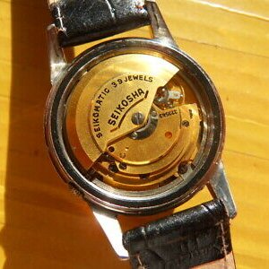 Vintage JAPAN Seiko SEIKOMATIC Self Dater 39 Jewels Automatic