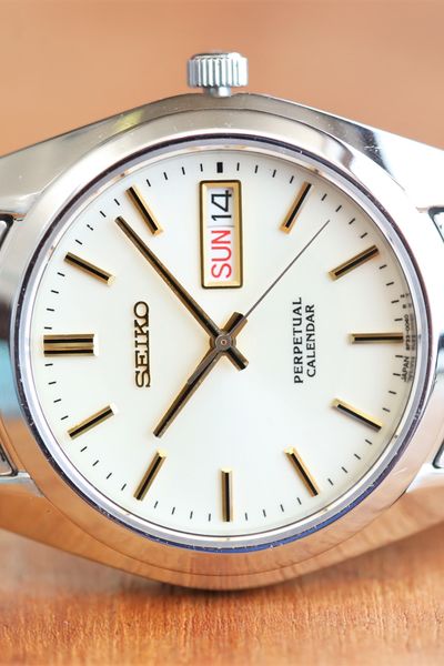 ◎新品電池【SEIKO】PARPETUAL　CALENDER　SBQL−003 Seiko SBQL 003 Perpetual Calendar Watch | eBay