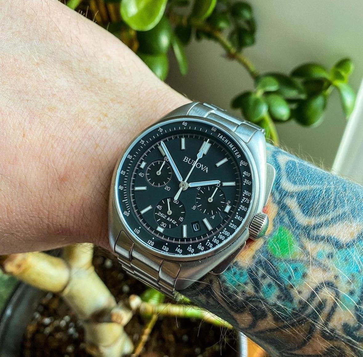 Bulova lunar pilot sale best sale