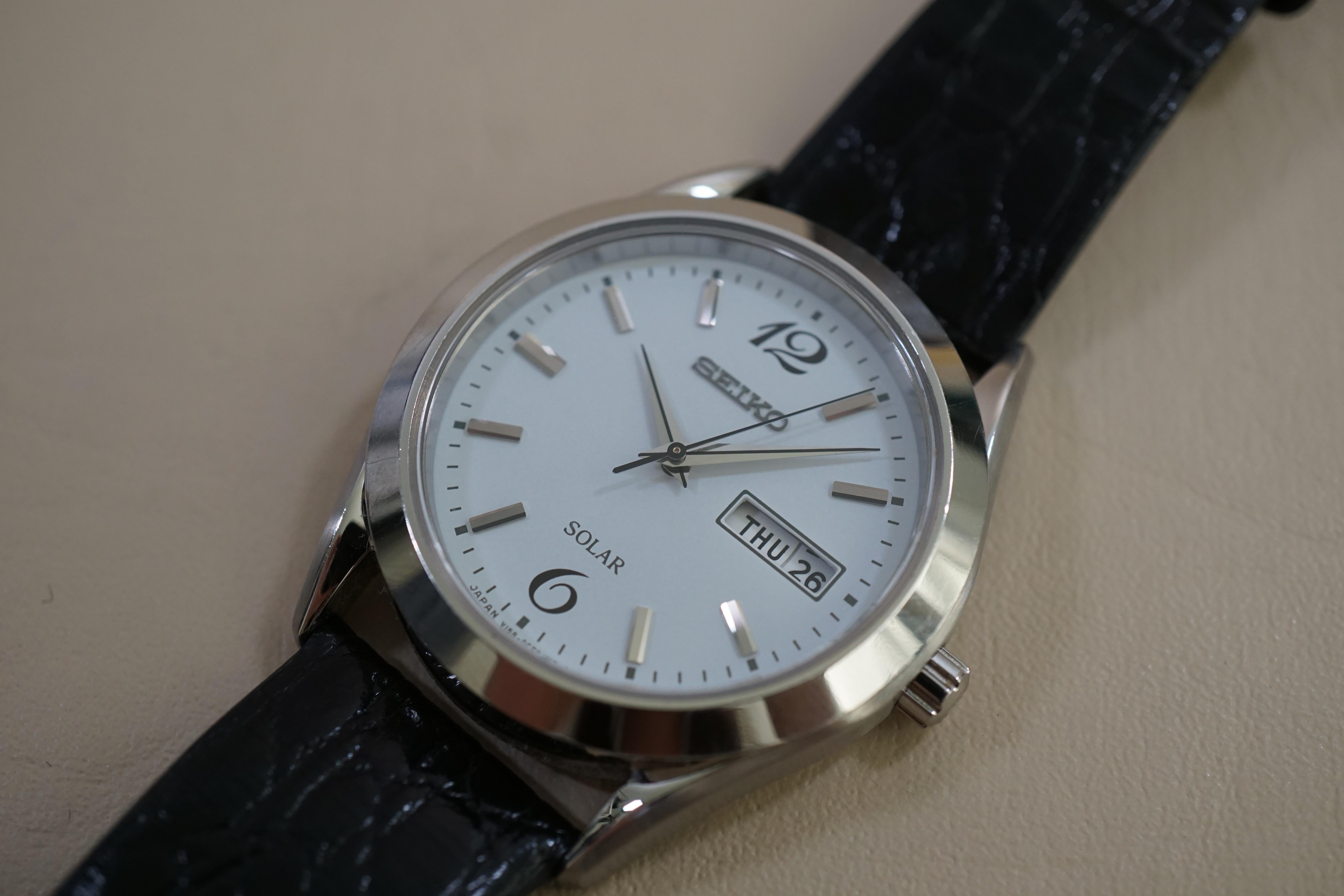 WTS] Seiko Selection SBPX079 V158 White Dial Solar Quartz - $99