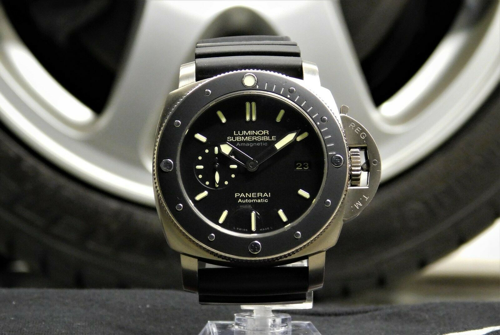 PANERAI LUMINOR 1950 SUBMERSIBLE AMAGNETIC PAM 389 00389 47MM FULL