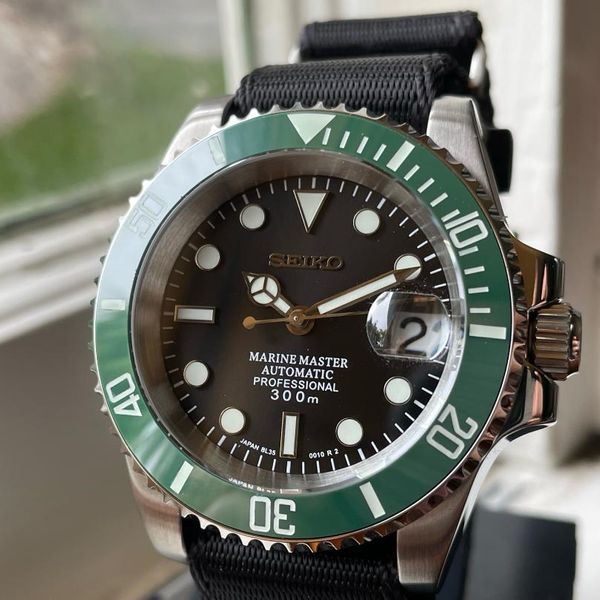 [WTS] A Kermit Homage! - A Custom Modded Steeldive Sub with Automatic ...