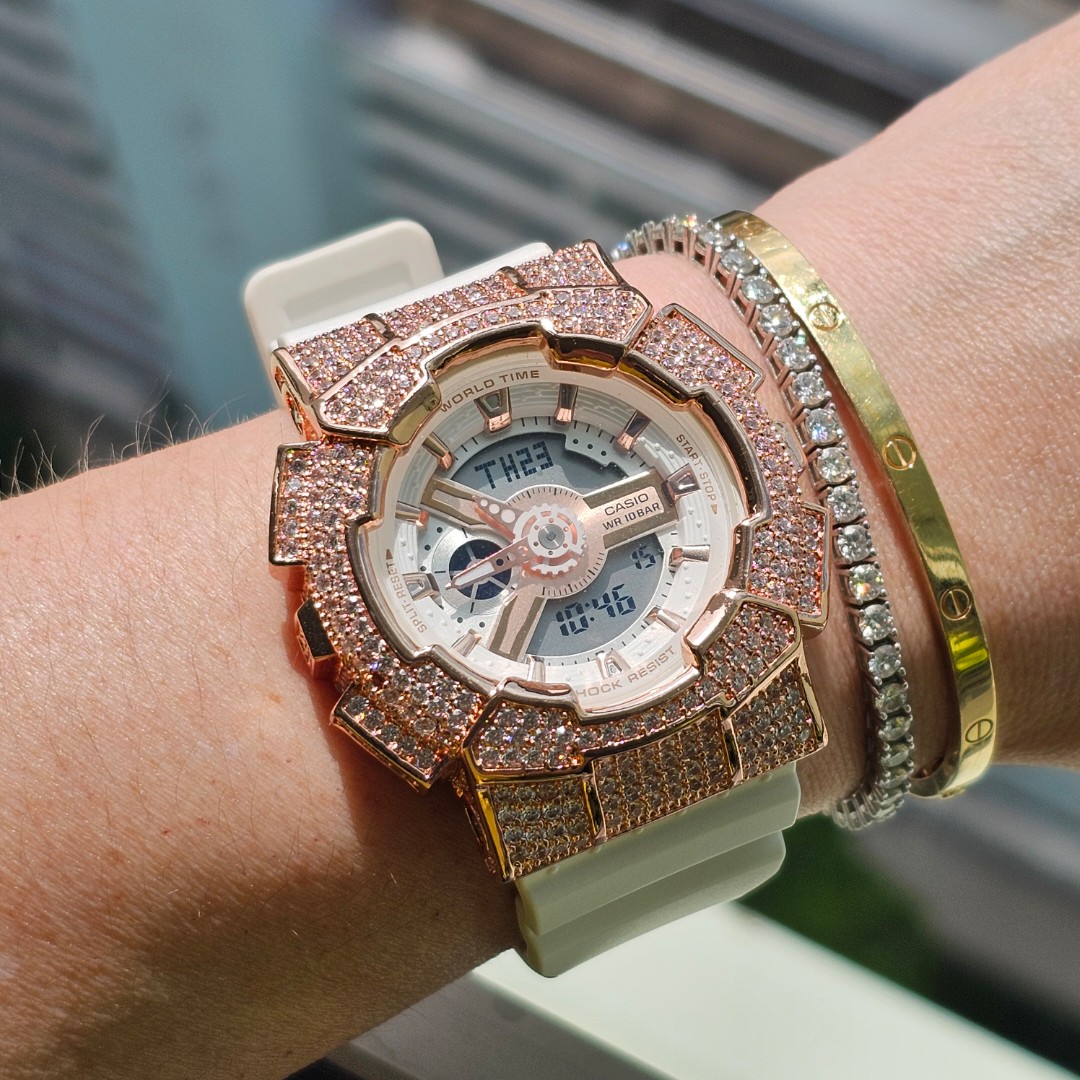 Baby g bling sales watch