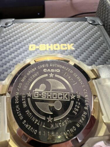 Casio Frogman GW-225E-7JF Rare 25th Anniversary Glorious Gold