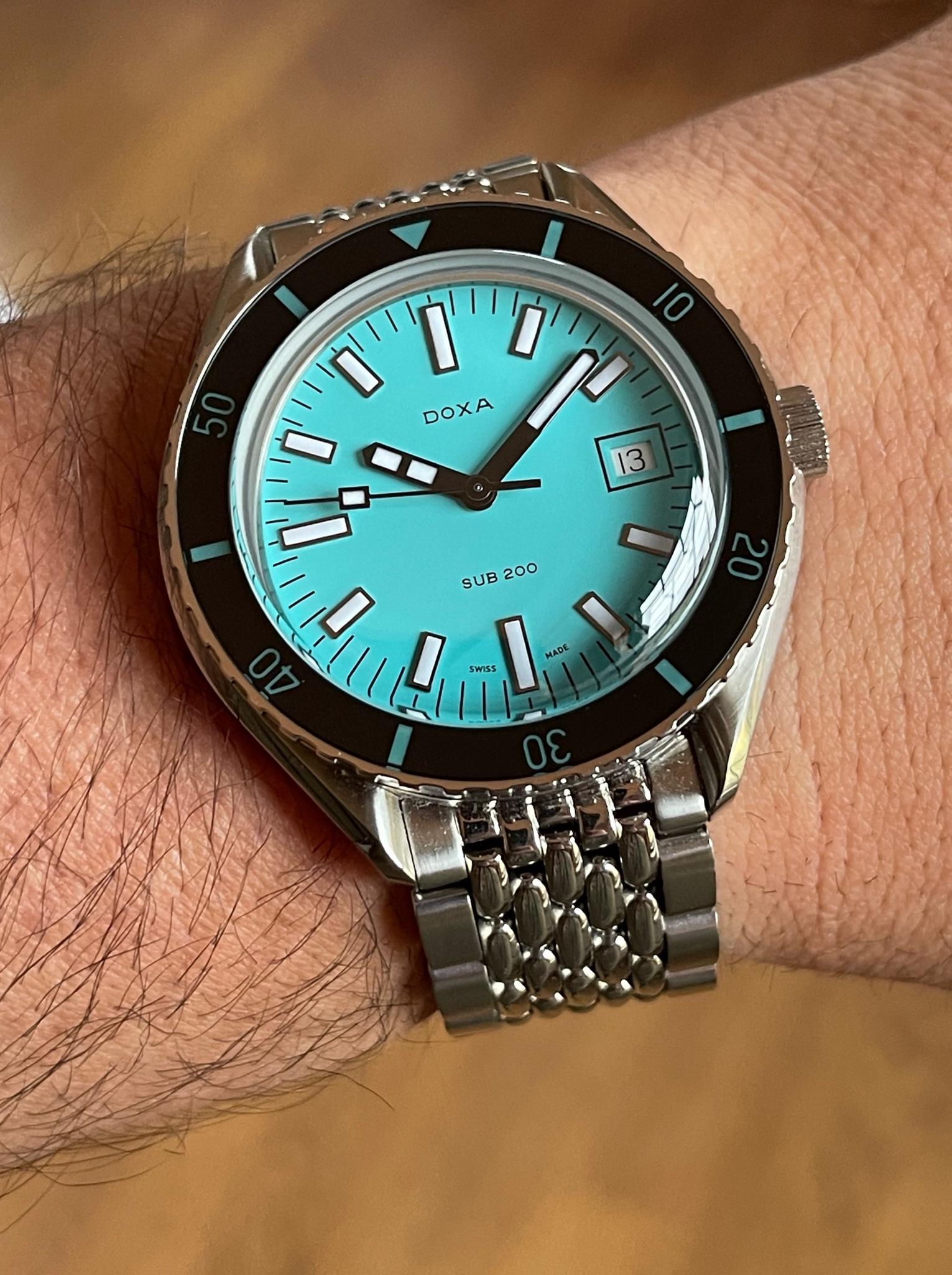 Doxa sub 200 discount aquamarine