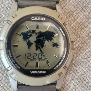 Casio ABX-20 (1349) Twincept Data Bank World Time digital/analogue