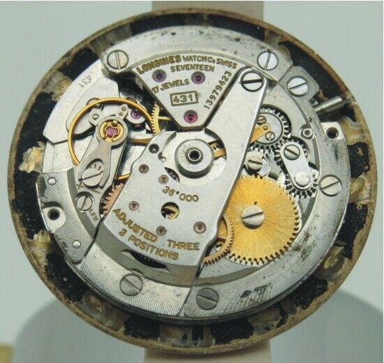 Longines Caliber 431 Automatic Partial Movement Spare Or Parts