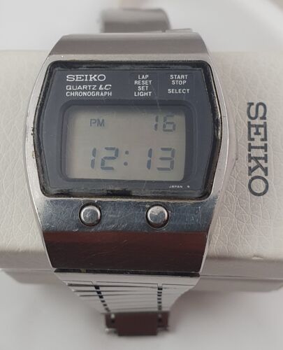 Seiko Quartz LC Chronograph 0634 5009 Japan A 1976 October