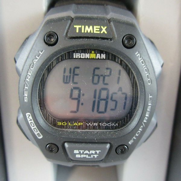 Timex IronMan Stopwatch/30 Lap Memory Wristwatch NEW IN BOX