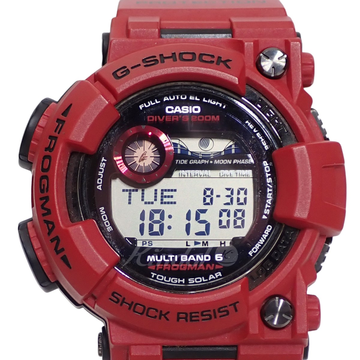 Used] CASIO G-SHOCK FROGMAN GWF-1000RD Watch Burning Red [090922] (Casio) |  WatchCharts Marketplace