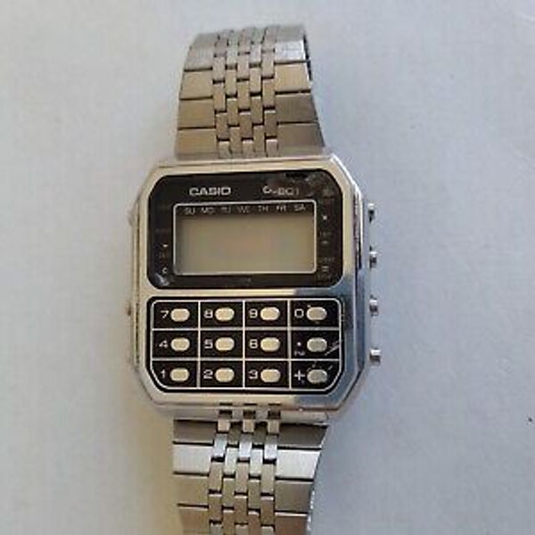X - Casio C-801 Digital Calculator Module 133 For SPARE