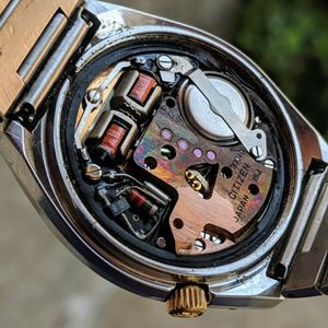 Vintage '74 Citizen HiSonic 3701 Tuning Fork Watch, Works, Orig