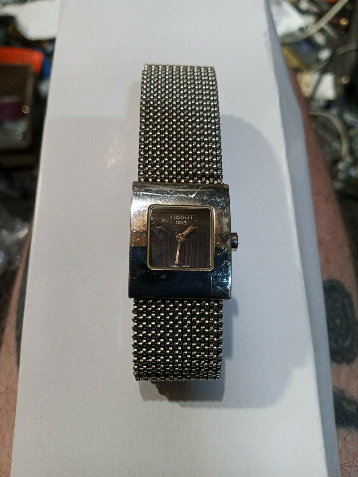 Tissot 1853 Watch Saphire Crystal L610K black face 